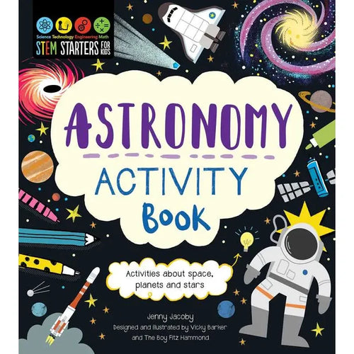 Stem Starters For Kids Astronomy Activity Book By Jenny Jacoby - The Space Store