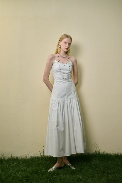 Strapless maxi dress