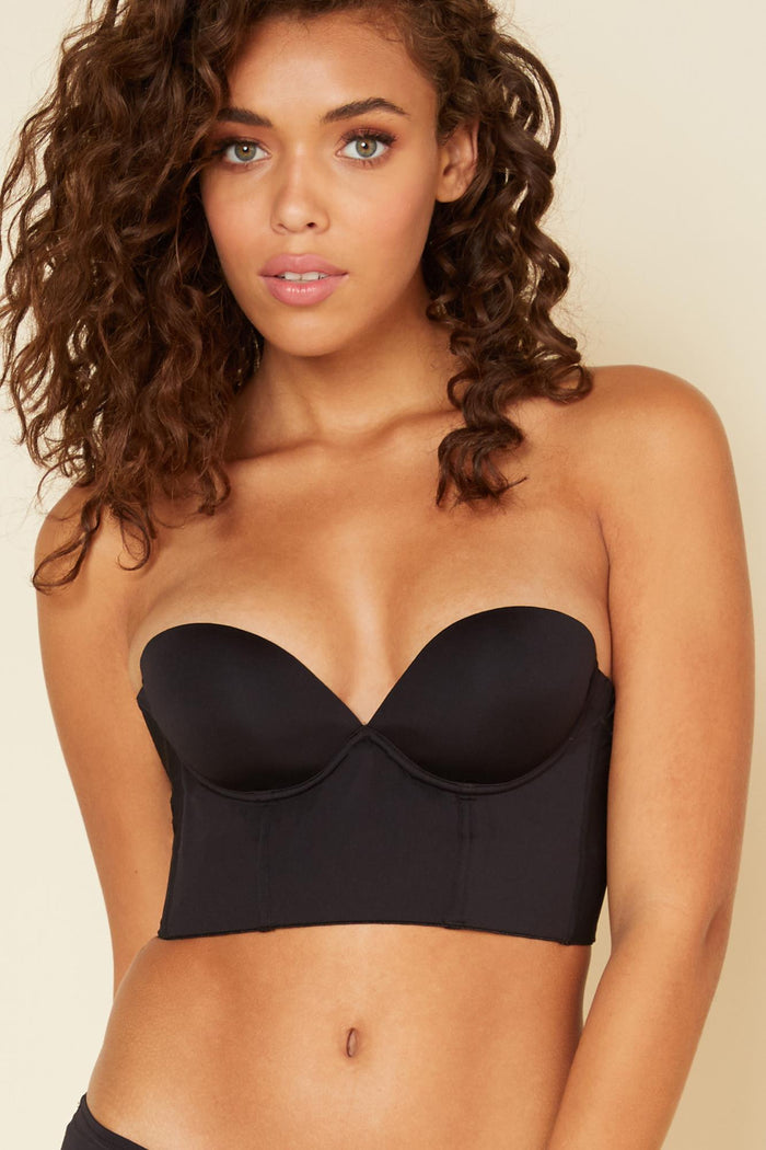 Black Bra - Marni Strapless Plunge Bra