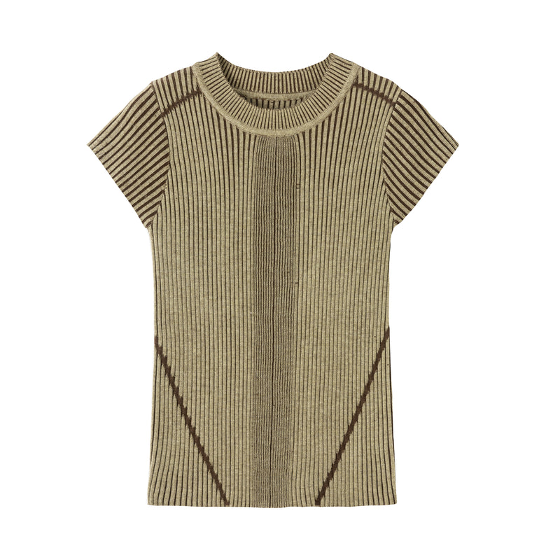 Striped slim fit top