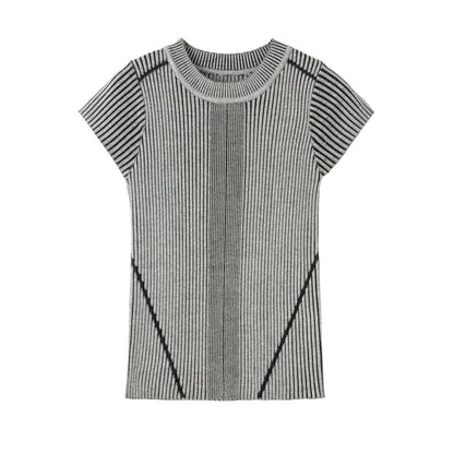 Striped slim fit top