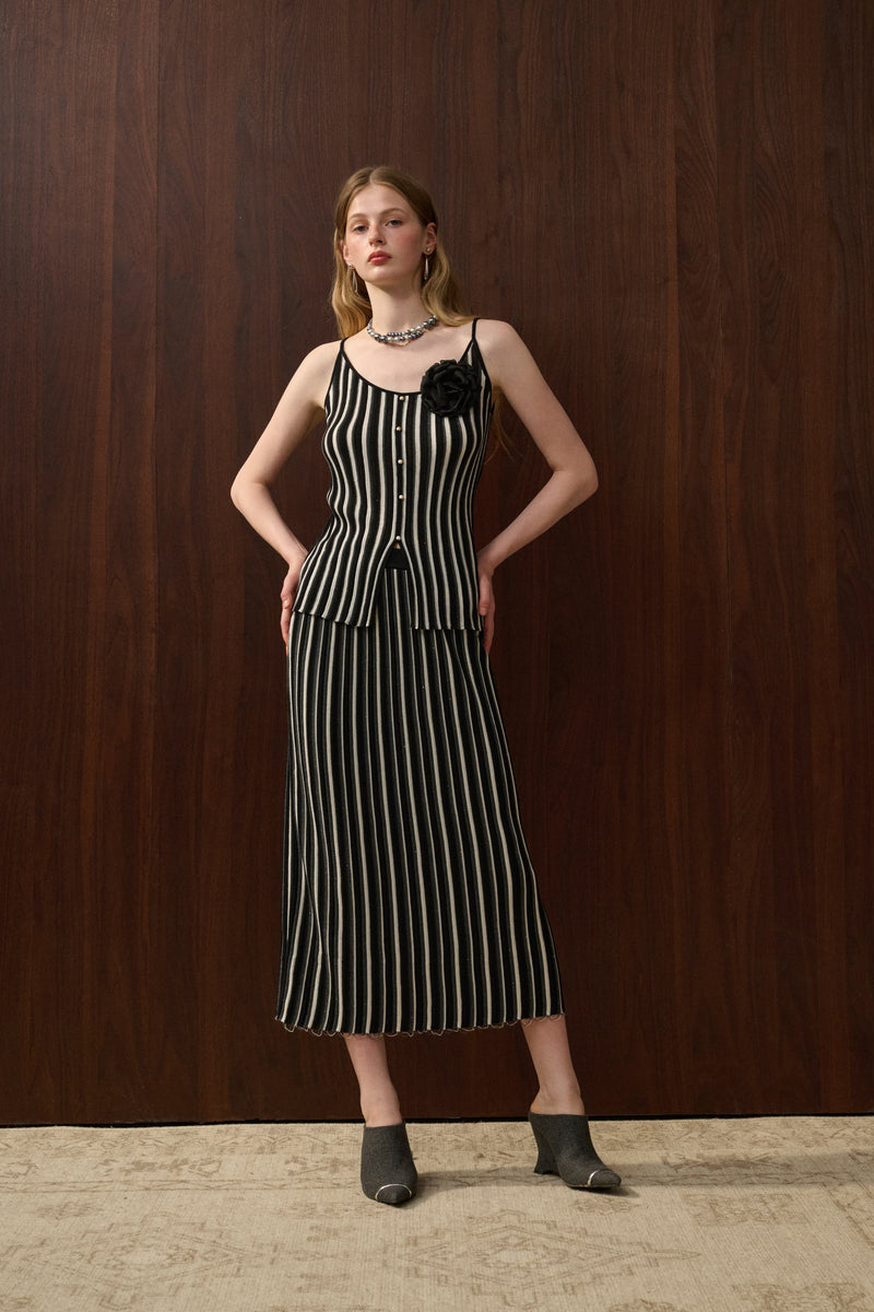 Striped wool set
