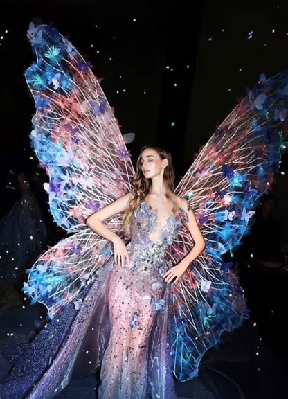 Stunning Purple Ball Gown Exquisite Beaded Sequin Tulle Long Prom Dress