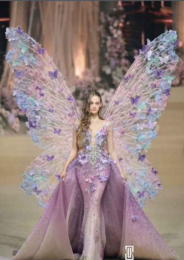 Stunning Purple Ball Gown Exquisite Beaded Sequin Tulle Long Prom Dress