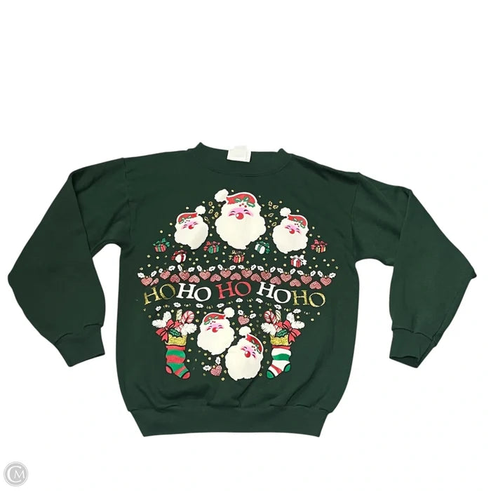 Sweatshirt Crewneck By Mbc In Green, Size: M