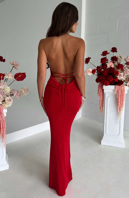 Talisa Maxi Dress - Red Dress Babyboo Fashion Premium Exclusive Design