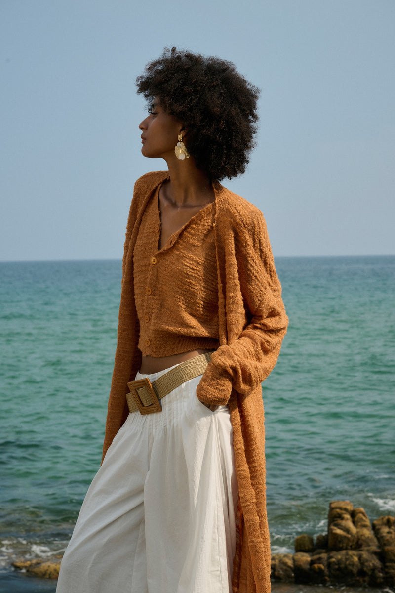 Textured knit set