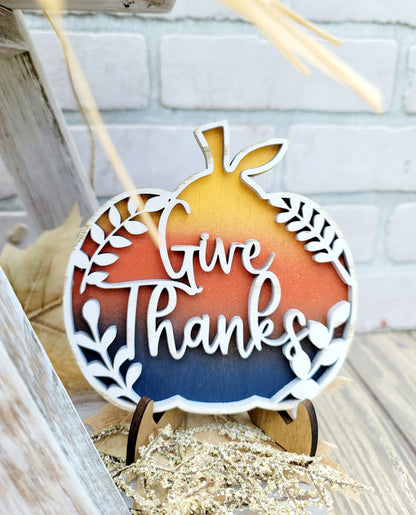 Thanksgiving/ Gobble Tiered Tray Set- wholesale
