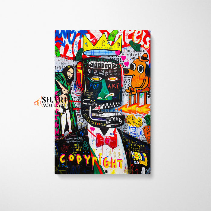 The King Of Famous Pop Art Canvas