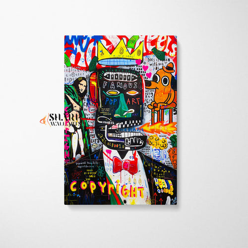 The King Of Famous Pop Art Canvas