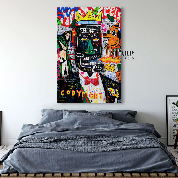 The King Of Famous Pop Art Canvas