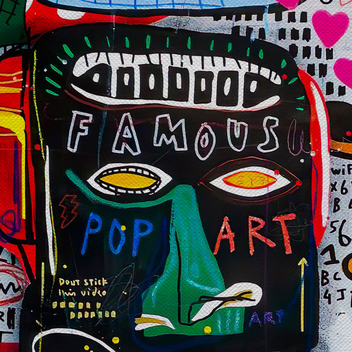 The King Of Famous Pop Art Canvas
