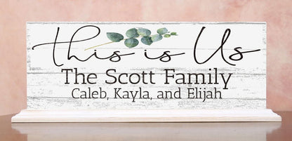 This Is Us Sign Mantel Sign Personalized With Family Names - Broad Bay Personalized Gifts Shipped Fast