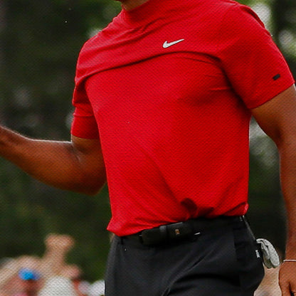 Tiger Woods Fist Pump Wall Art Canvas