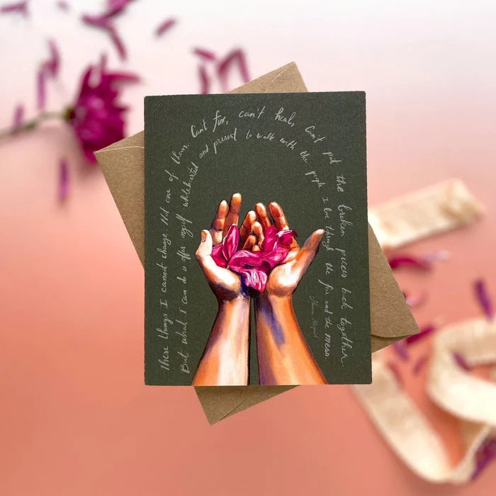 Tiny and Snail Broken Pieces Sympathy Card
