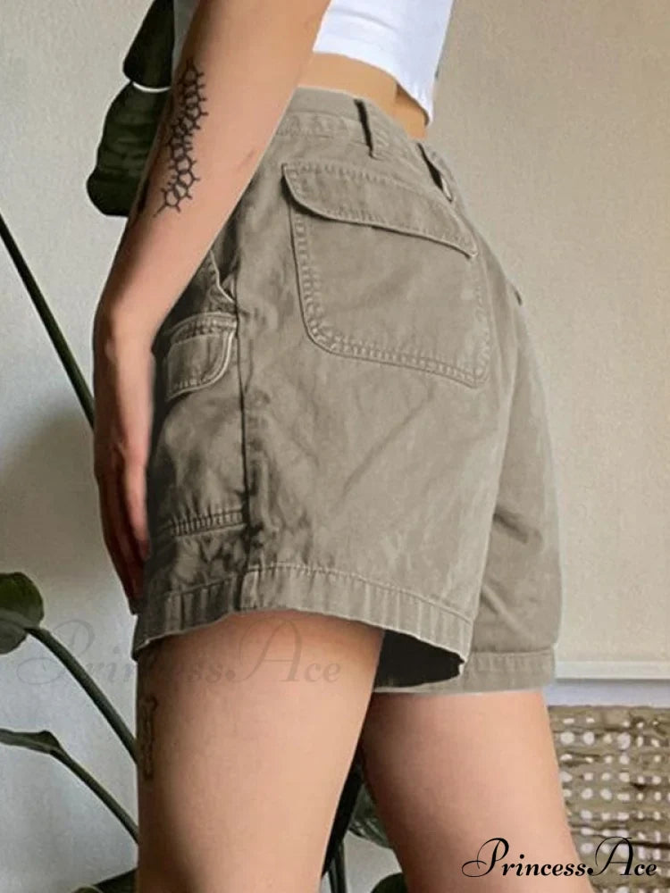 Denim Sleeveless Graceful Turtleneck Top Shorts