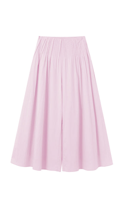 Tuck detail culotte pants