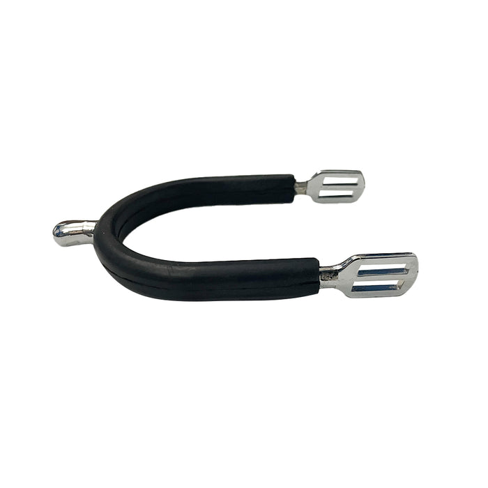 TuffRider Men's Rubber Covered Spurs With Strap- Breeches.com