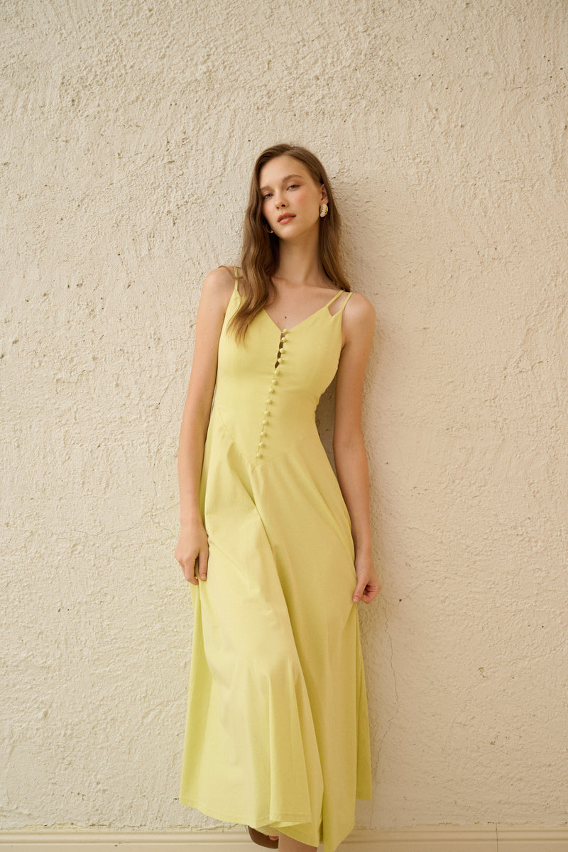 Twin strap maxi dress