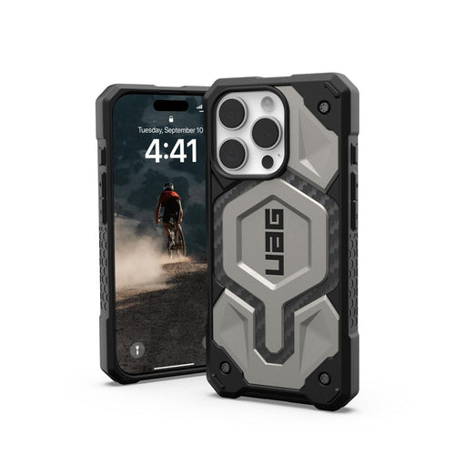 UAG Monarch Pro MagSafe Case - Apple iPhone 16 Pro - Titanium (UAG-I16PR-MPMCF)