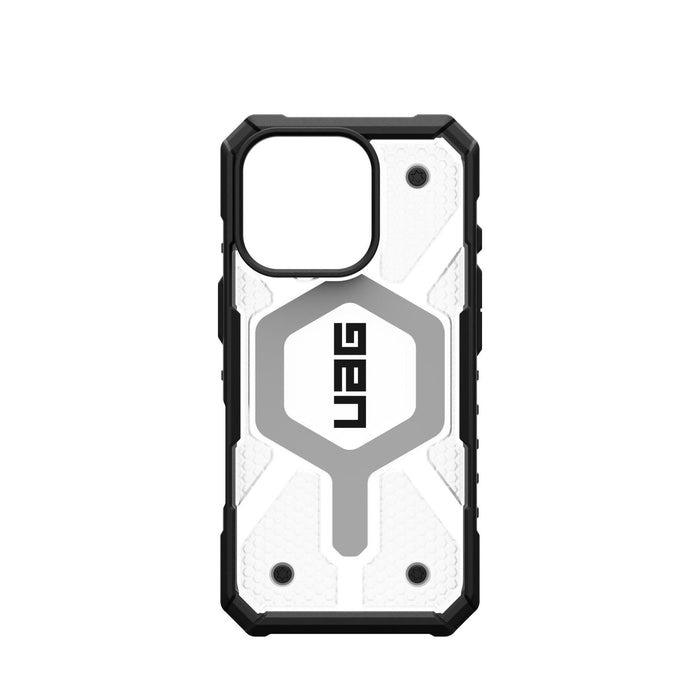 UAG Pathfinder Clear Magsafe Case - Apple iPhone 16 Pro - Ice & Silver (UAG-I16PR-PCLMI)