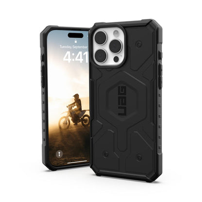 UAG Pathfinder Magsafe Case - Apple iPhone 16 Pro Max - Black (UAG-I16PM-PTHMB)
