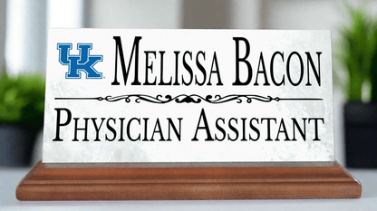 University of Kentucky Desk Nameplate for UK Alumni, or Graduation Gift - Broad Bay Personalized Gifts Shipped Fast