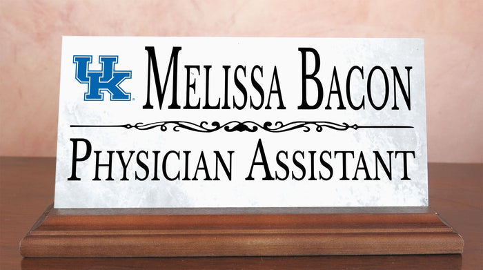 University of Kentucky Desk Nameplate for UK Alumni, or Graduation Gift - Broad Bay Personalized Gifts Shipped Fast