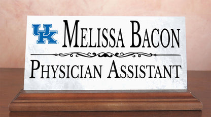 University of Kentucky Desk Nameplate for UK Alumni, or Graduation Gift - Broad Bay Personalized Gifts Shipped Fast