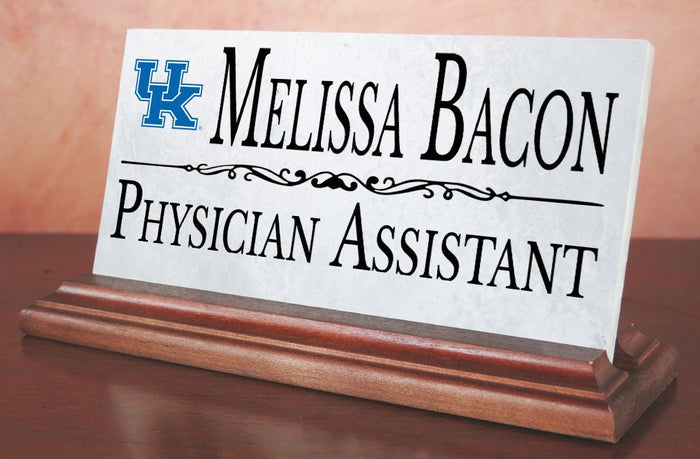 University of Kentucky Desk Nameplate for UK Alumni, or Graduation Gift - Broad Bay Personalized Gifts Shipped Fast