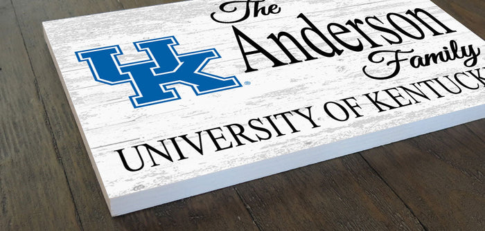 University of Kentucky Family Name Sign for UK Wildcats Alumni, Fans or Graduation - Broad Bay Personalized Gifts Shipped Fast