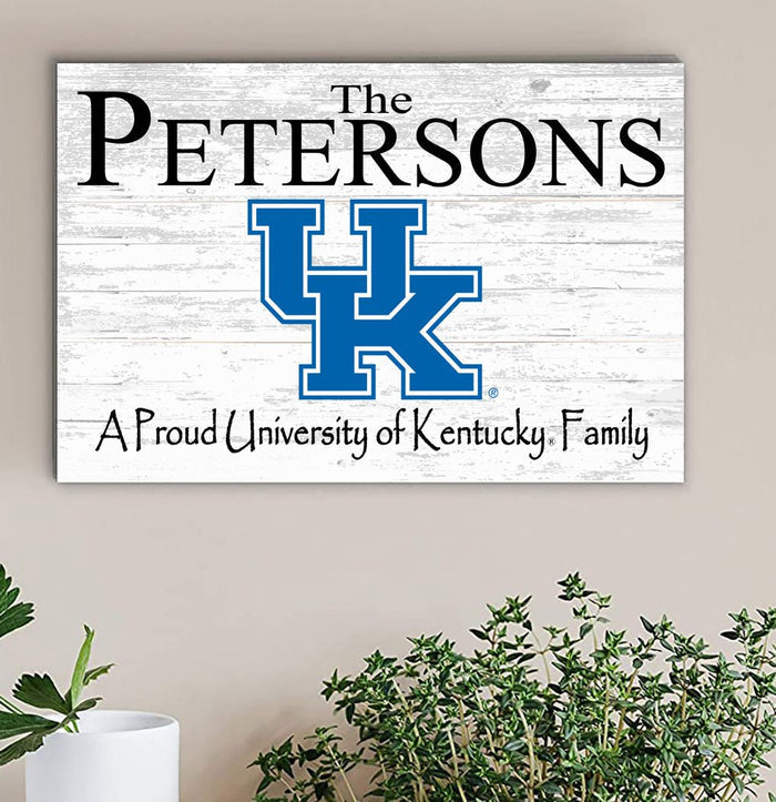 University of Kentucky Family Name Sign for UK Wildcats Alumni, Fans or Graduation - Broad Bay Personalized Gifts Shipped Fast