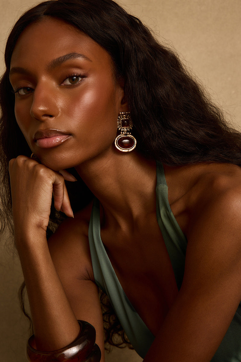 Villa Amber Earrings