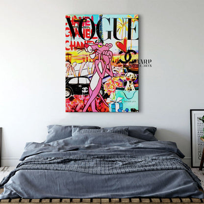 Vogue Is My Love Canvas Wall Art