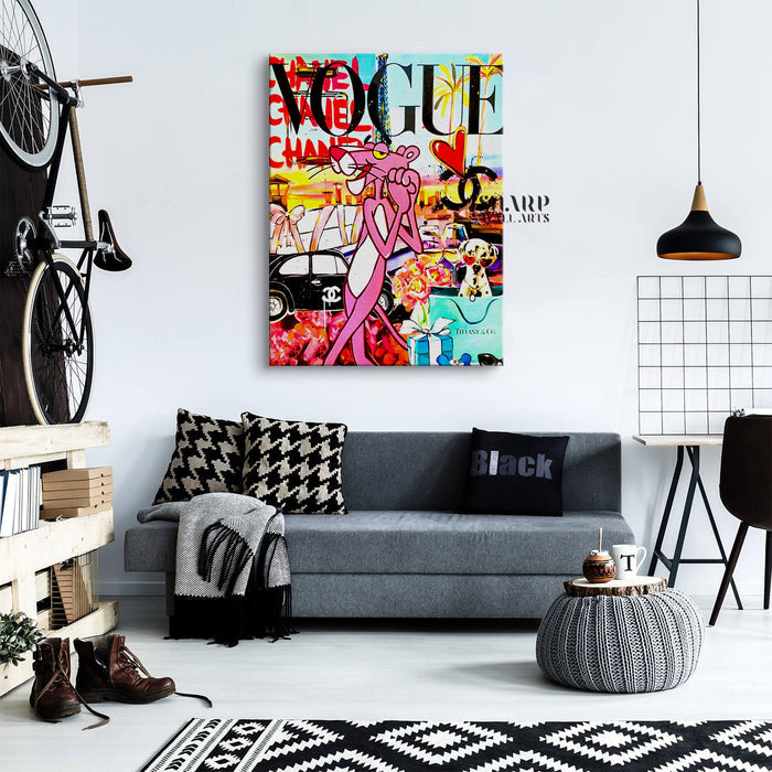 Vogue Is My Love Canvas Wall Art
