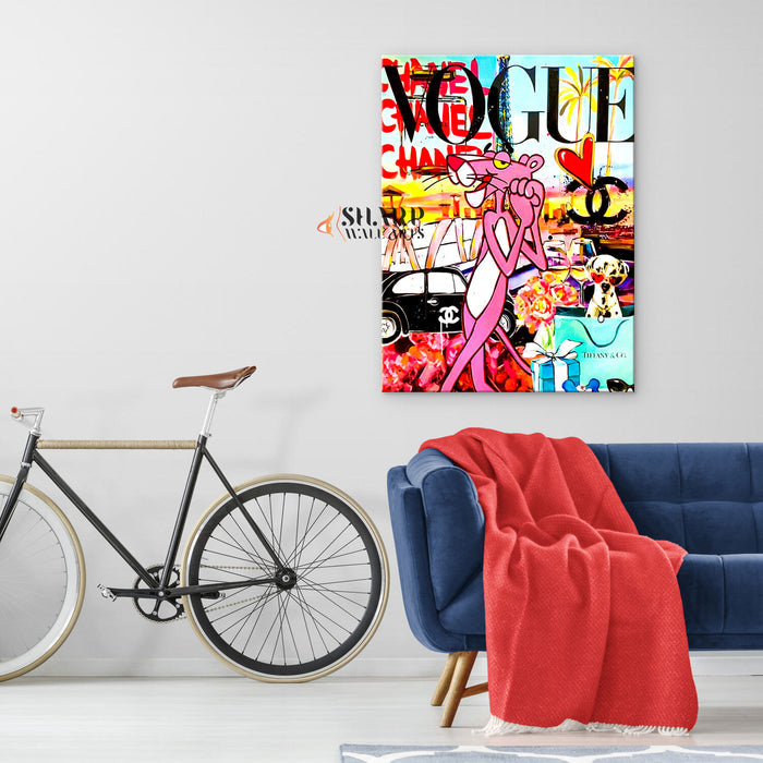 Vogue Is My Love Canvas Wall Art