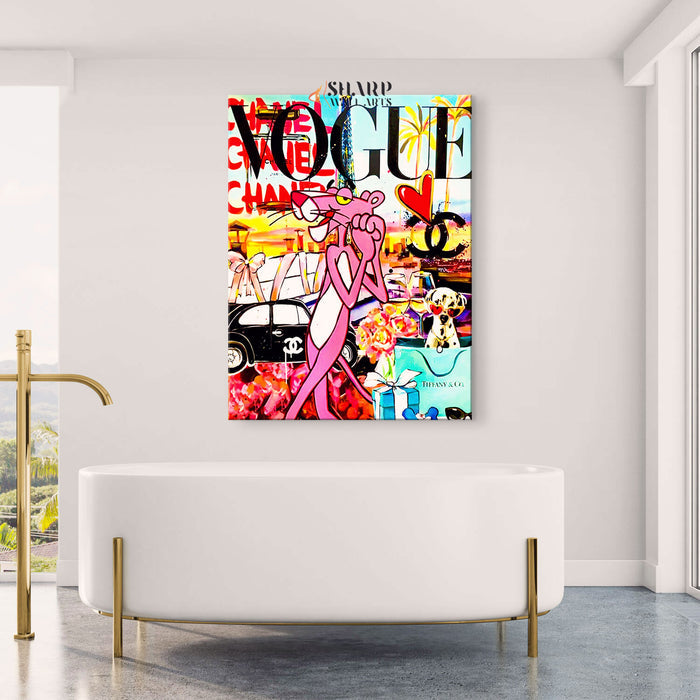 Vogue Is My Love Canvas Wall Art