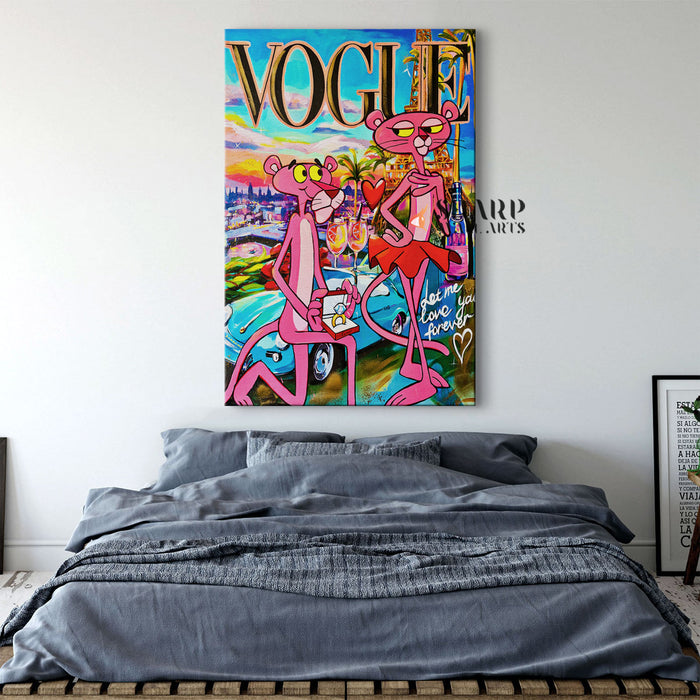 Vogue Love You Forever Canvas Wall Art