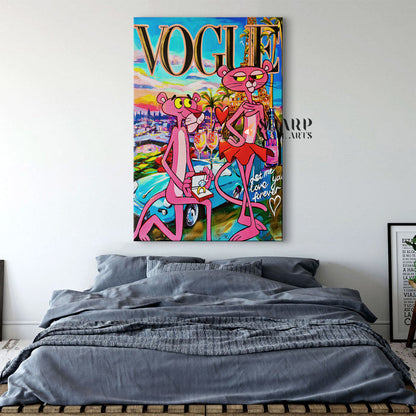 Vogue Love You Forever Canvas Wall Art