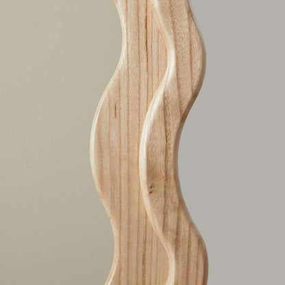 Wave Solid Wood Mirror