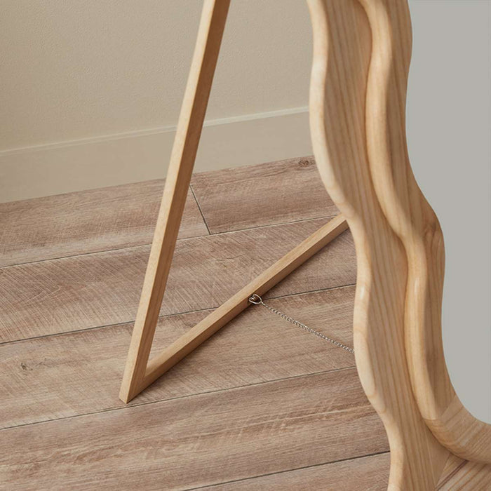 Wave Solid Wood Mirror
