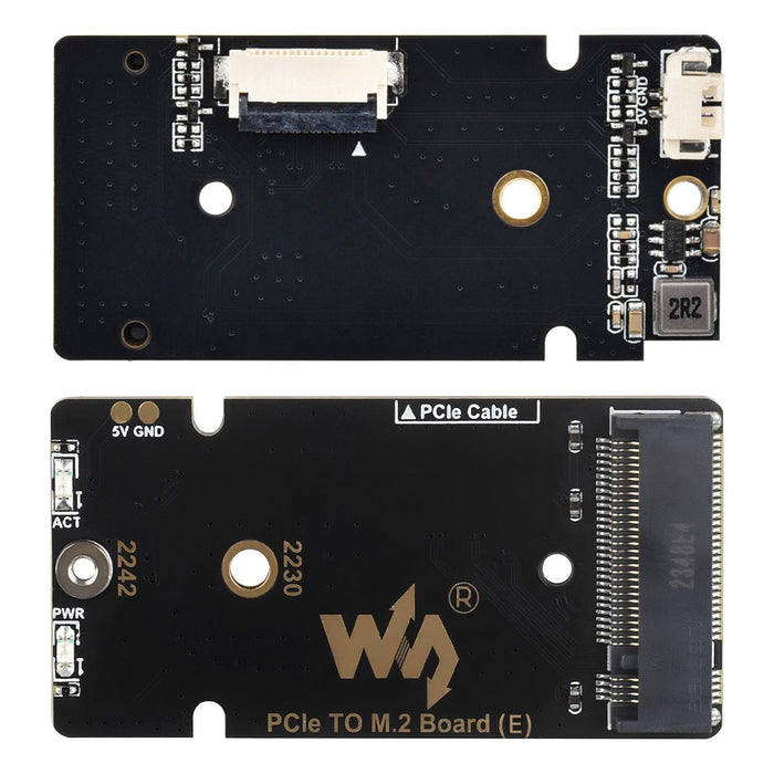 Waveshare M.2 Adapter with Active Cooler for Raspberry Pi 5 by Waveshare - The Pi Hut