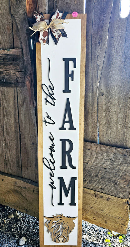 Welcome to the Farm Porch Leaner- wholesale
