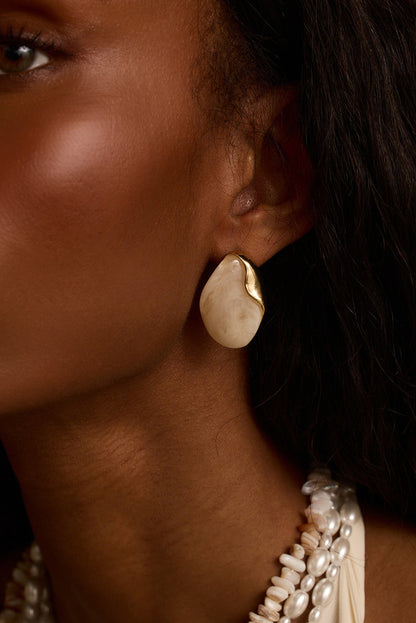 White Sands Stone Earrings