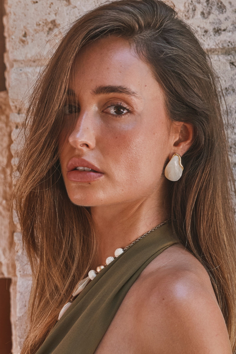 White Sands Stone Earrings