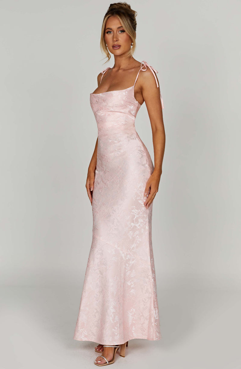 Whitney Maxi Dress - Blush Dress Babyboo Fashion Premium Exclusive Design