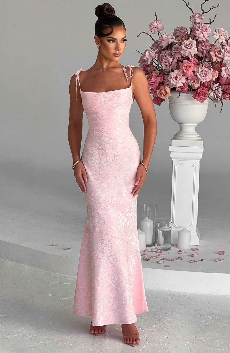 Whitney Maxi Dress - Blush Dress Babyboo Fashion Premium Exclusive Design