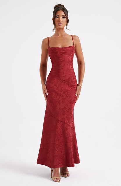 Whitney Maxi Dress - Red Dress Babyboo Fashion Premium Exclusive Design