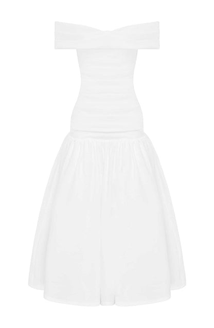 Wilhelmina Midaxi Dress - Ivory Dress Babyboo Fashion Premium Exclusive Design