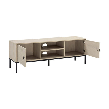 Willow 140cm TV Unit - Light Wood - DUSK